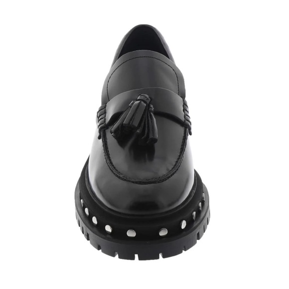 NWOB Free People Teagan Tassel Women’s Loafer In Black Size 11.